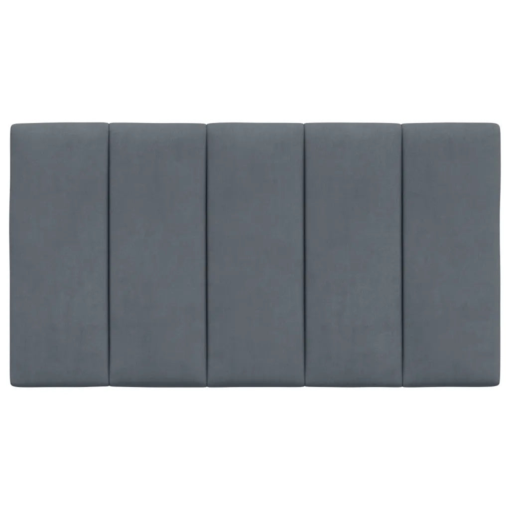 Cuscino Testiera Hanko Grigio Scuro 90 cm in Velluto 374650