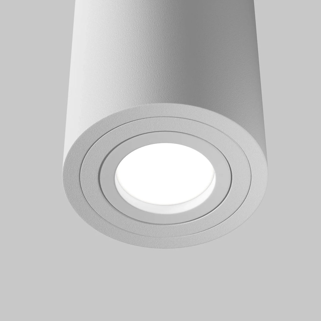 Maytoni Lampada da soffitto Atom 1 luce GU10 bianco metallo