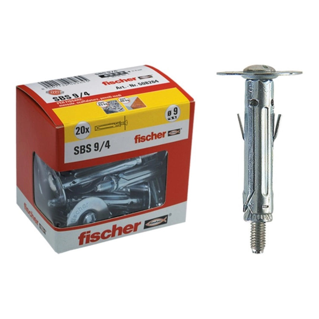 Tasselli Acciaio Sbs 9/2 Con Gancio - Fischer