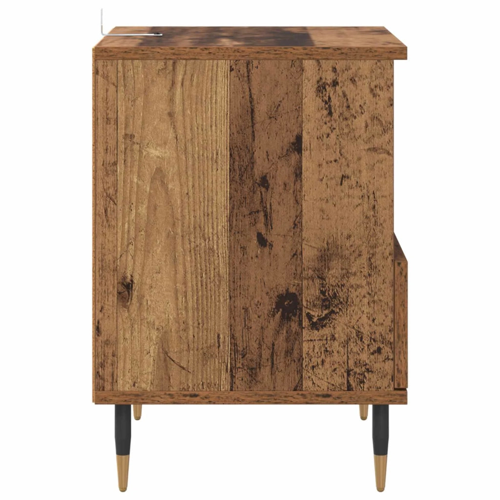 Armadio da Notte 2 pcs Legno vecchio 40 x 35 x 50 cm 882650