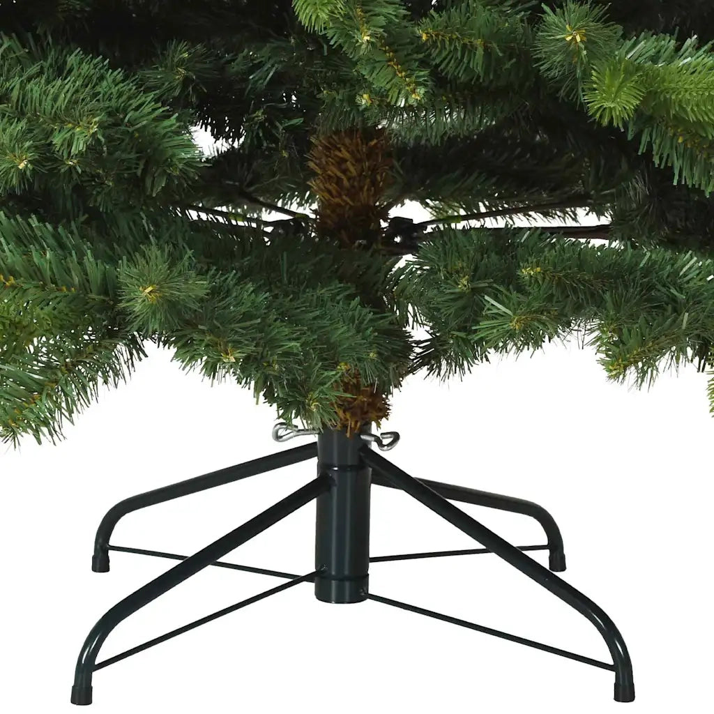 Albero di Natale Artificiale con Rami Pieghevoli Verde 210 cm 42019314