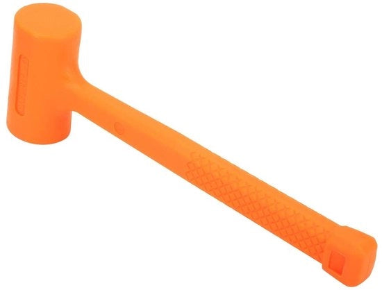 Martello in gomma Resistentente allo shock - Martello in PVC - Senza ritorno - Nucleo in acciaio - 0,5 lb - Adatto per la petrochimica