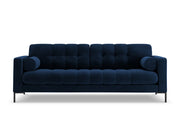 Cosmopolitan Design - Divano "Bali" 4 posti in velluto blu reale 