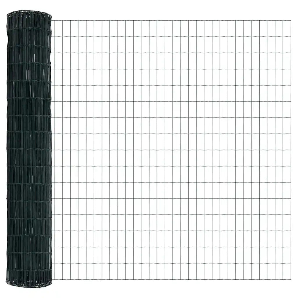 Recinzione con Posto Verde 1,6 x 10 m Acciaio e PVC 3350294