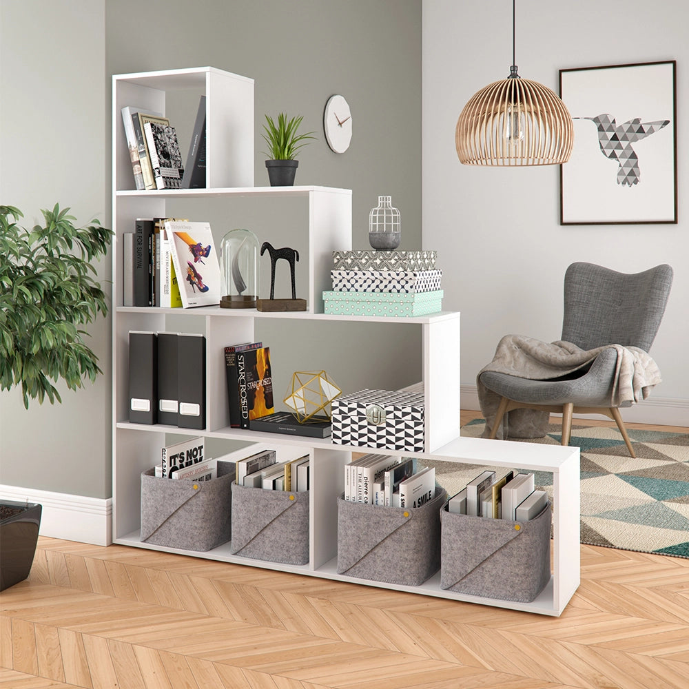 Vicco Scaffale per scale Bianco 163 x 155 cm