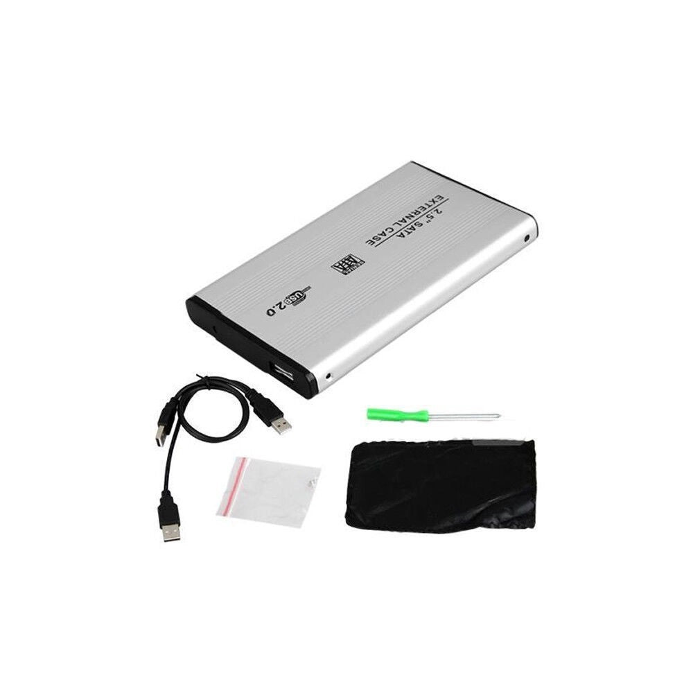 Trade Shop - Case Box In Alluminio Per Hard Disk Esterno Ide 2.5 Con Usb 2.0 Custodia Hdd -