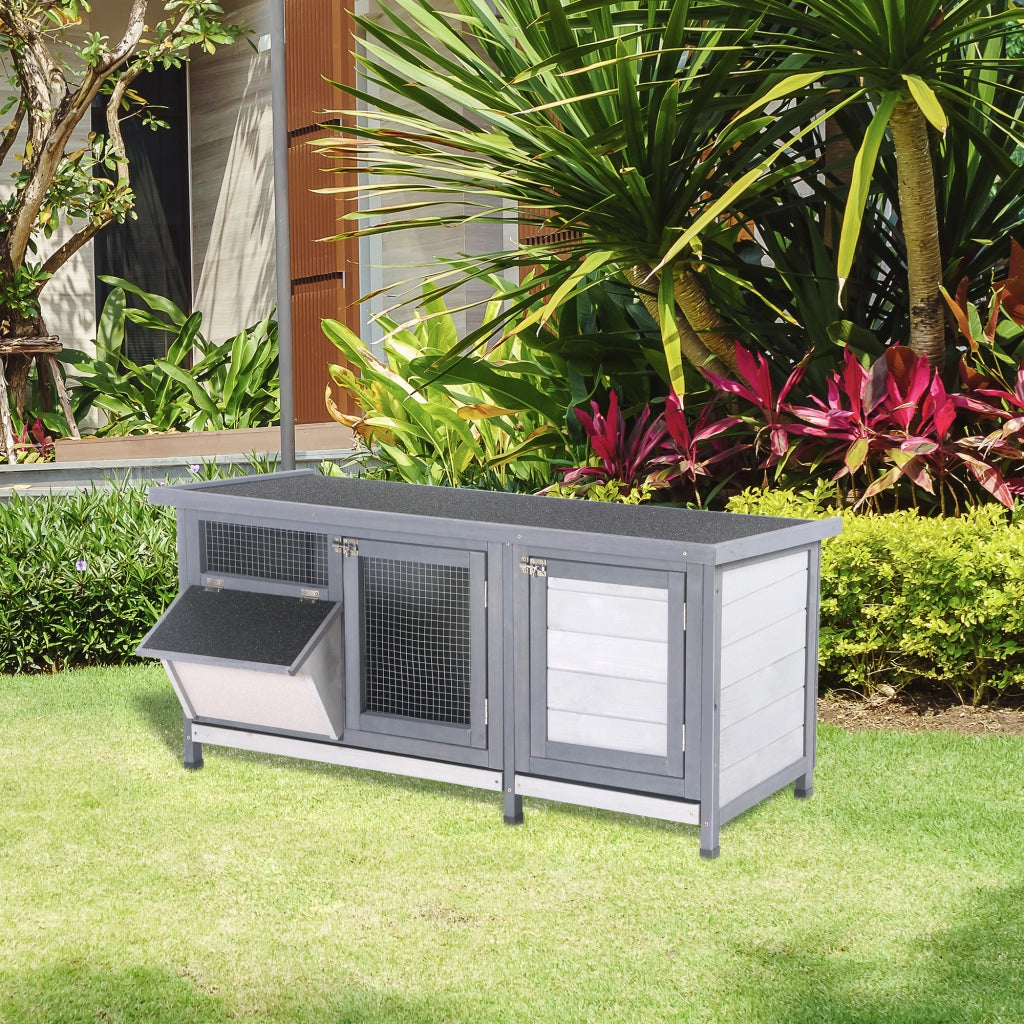 Ripostiglio con tetto apribile 2 porte ¨C Minimal ¨C 112x50x54 cm grigio nero