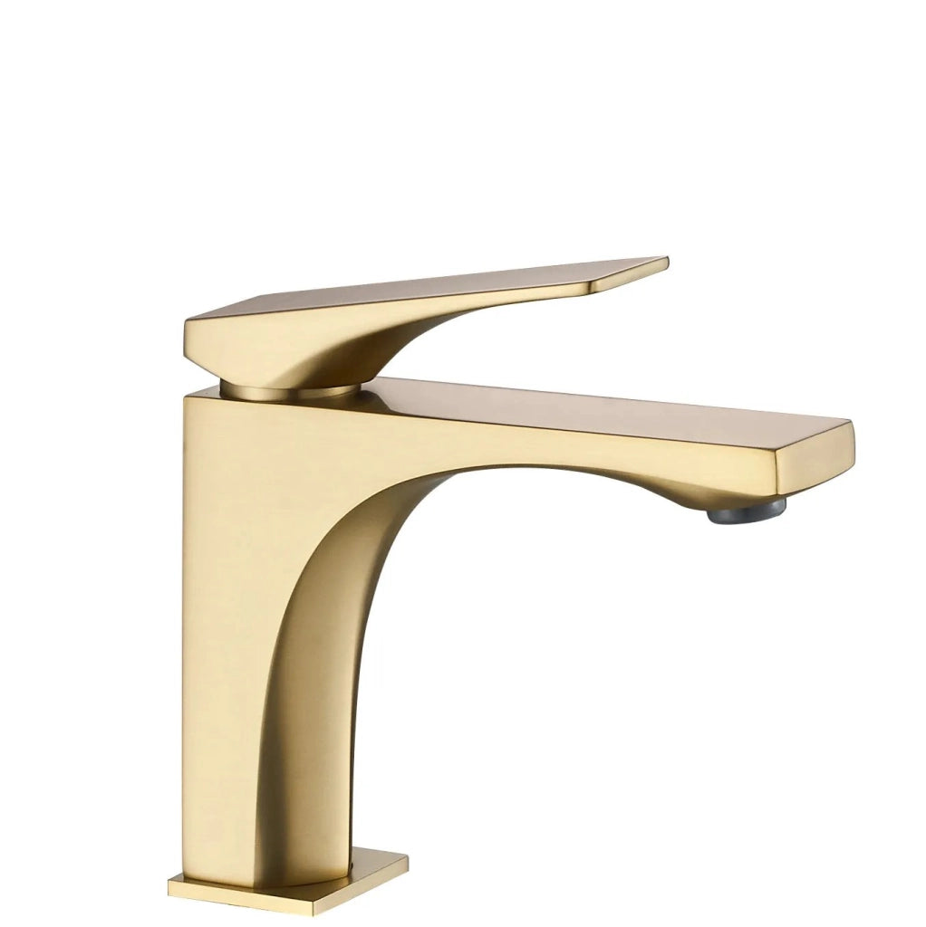 Rubinetto Da Lavabo Premium Rea Joe Brush Gold Low