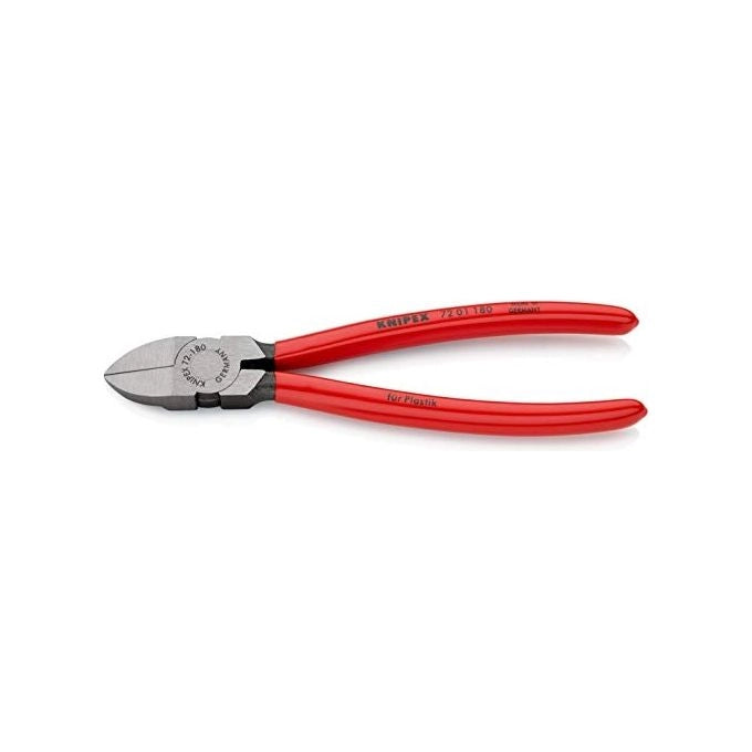 KNIPEX 72 01 180 Tronchese per Resina Sintetica 180 mm con Impugnature Rivestite in Plastica colore Nero