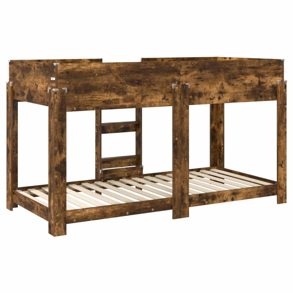 Letto a Castello per Bambini Rovere fumé 90 x 200 cm