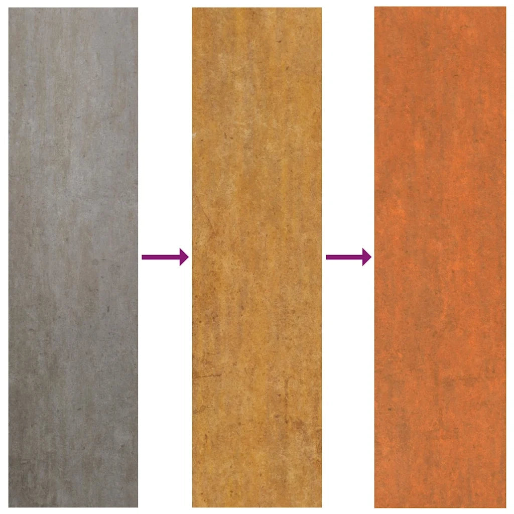 Letto Rialzato da Giardino Ruggine 100x40x45 cm Acciaio Corten 151950