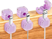 Clip per cavo magnetica - Organizzatore di cavi - 6 pezzi - Coppia