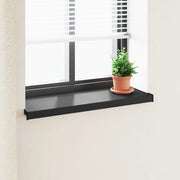 Soglia della Finestra Nero con Venature del Legno PVC 42046858