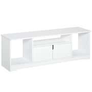 Mobile TV con ante e ripiani ¨C Minimal ¨C Bianco 120x30x41 cm