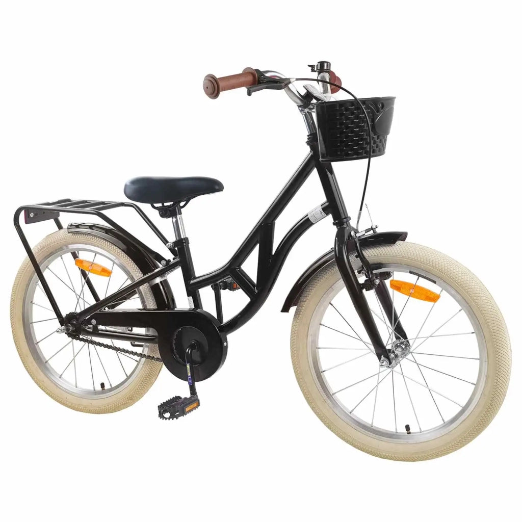 Bicicletta per Bambini 24 Pollici per 8-12 anni Nero 42009697