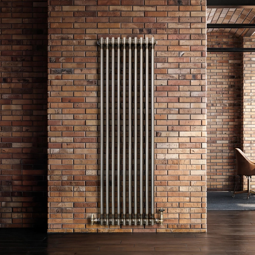 Radiatore 2 Colonne Verticale Metallo Grezzo 1500x470 mm