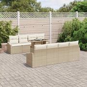 Set Divano da Giardino 7 pcs Beige e Crema polyrattan 3348967