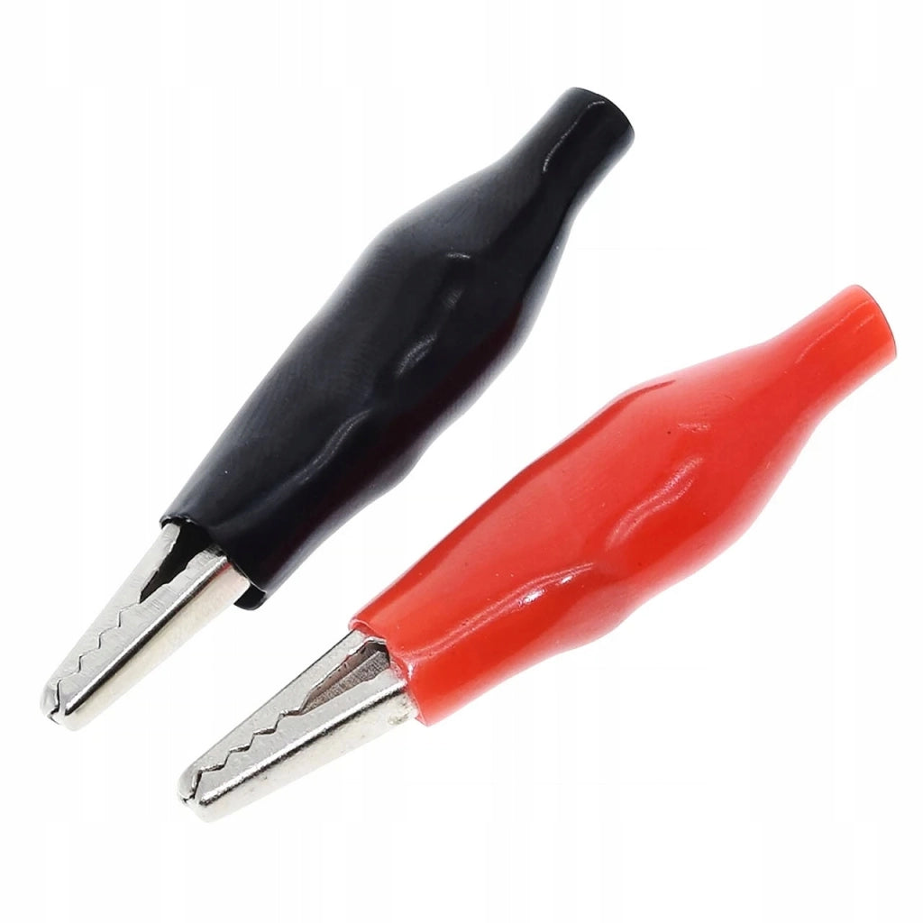 Coccodrilli Isolati Rosfix Set 2 Pezzi – Nero e Rosso | Corrente Massima 4A