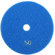 Schiaccia e Sfrega - Disco abrasivo 5 pollici 125 mm - Strisce di abrasione a diamante umido - Dischi abrasivi per granito e calcestruzzo - 300 trama - Adatto per sega a nastro circolare