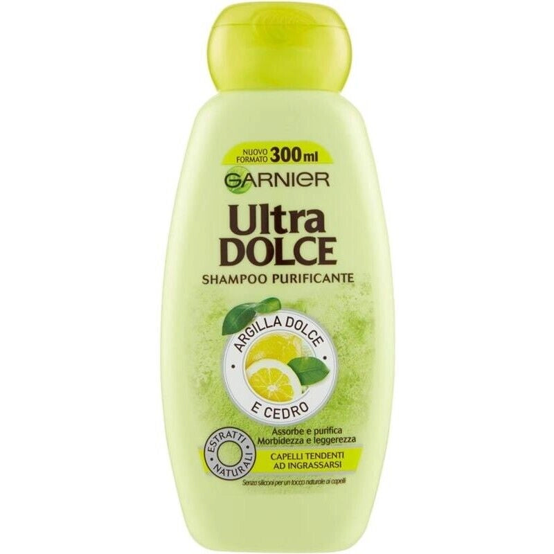 GARNIER SHAMPOO PURIFICANTE DA 300 ML ARGILLA DOLCE E CEDRO CAPELLI GRASSI