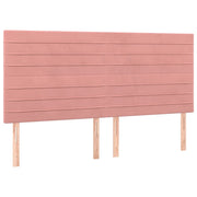 Testiera | Testata Rosa 160x5x118/128 cm Velluto