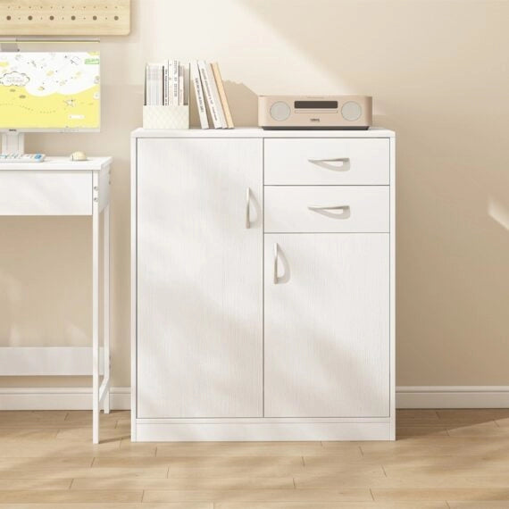 Comò, bianco 74x35x84 cm