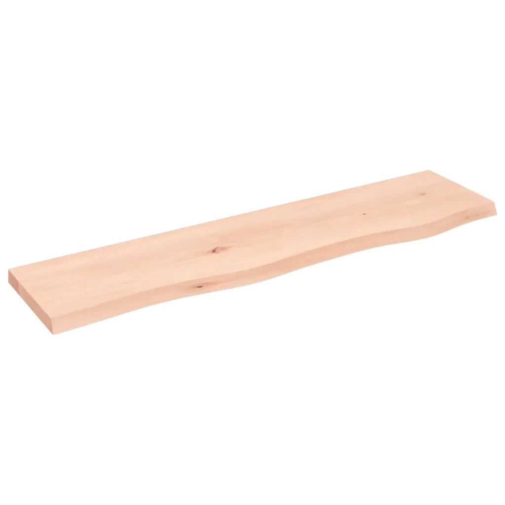 Mensole Parete | Scaffale a Parete | Ripiano a Parete 80x20x2 cm Legno Massello Rovere Non Trattato