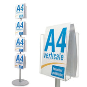 Porta depliant espositore formato A4 - Monofacciale