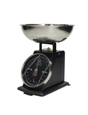 Bilancia vintage nera opaco inox