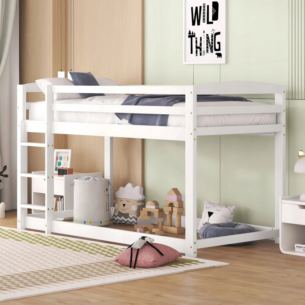 Letto a castello per bambini - Xylo - 90x200 - Bianco