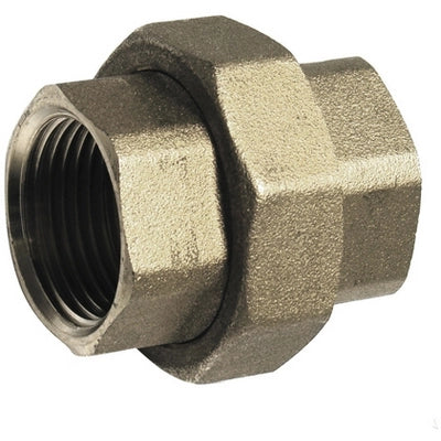RACCORDO DIRITTO FF 3 PEZZI OTTONE GIALLO- 1- TIEMM- pezzi 1