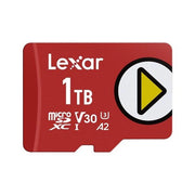 Scheda di memoria lexar lmsplay001t bnsng play red