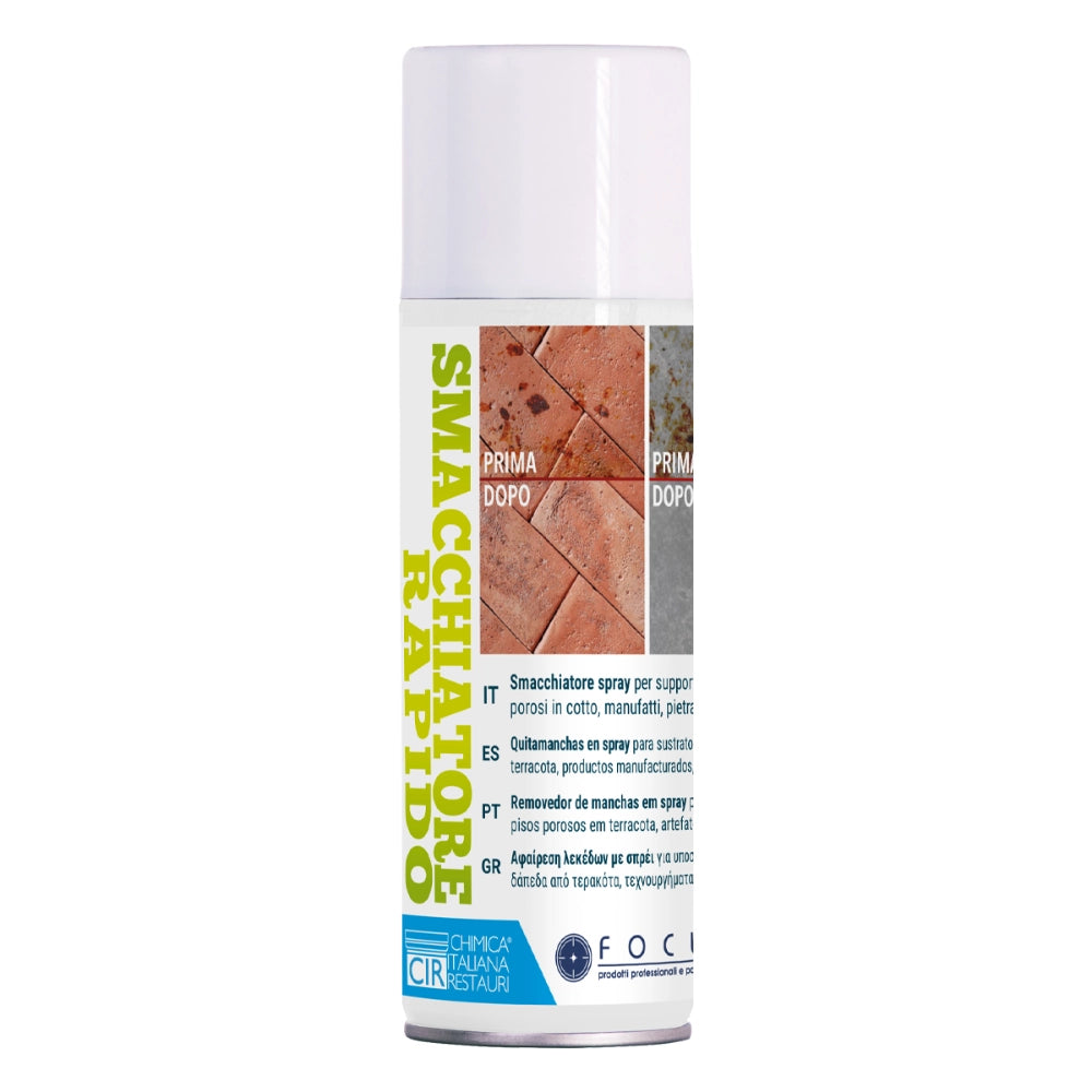 Smacchiatore rapido spray macchie grasso unto ostinato olio confezione 200 ml