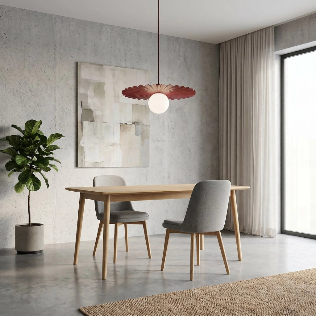 Lampada a sospensione UMBRA Emibig bordeaux 1xG9