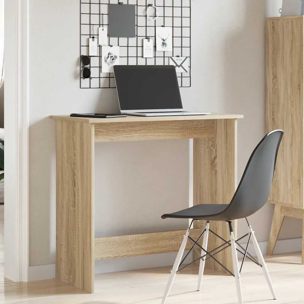 Scrivania Rovere Sonoma 80x40x75 cm in Legno Multistrato 860456