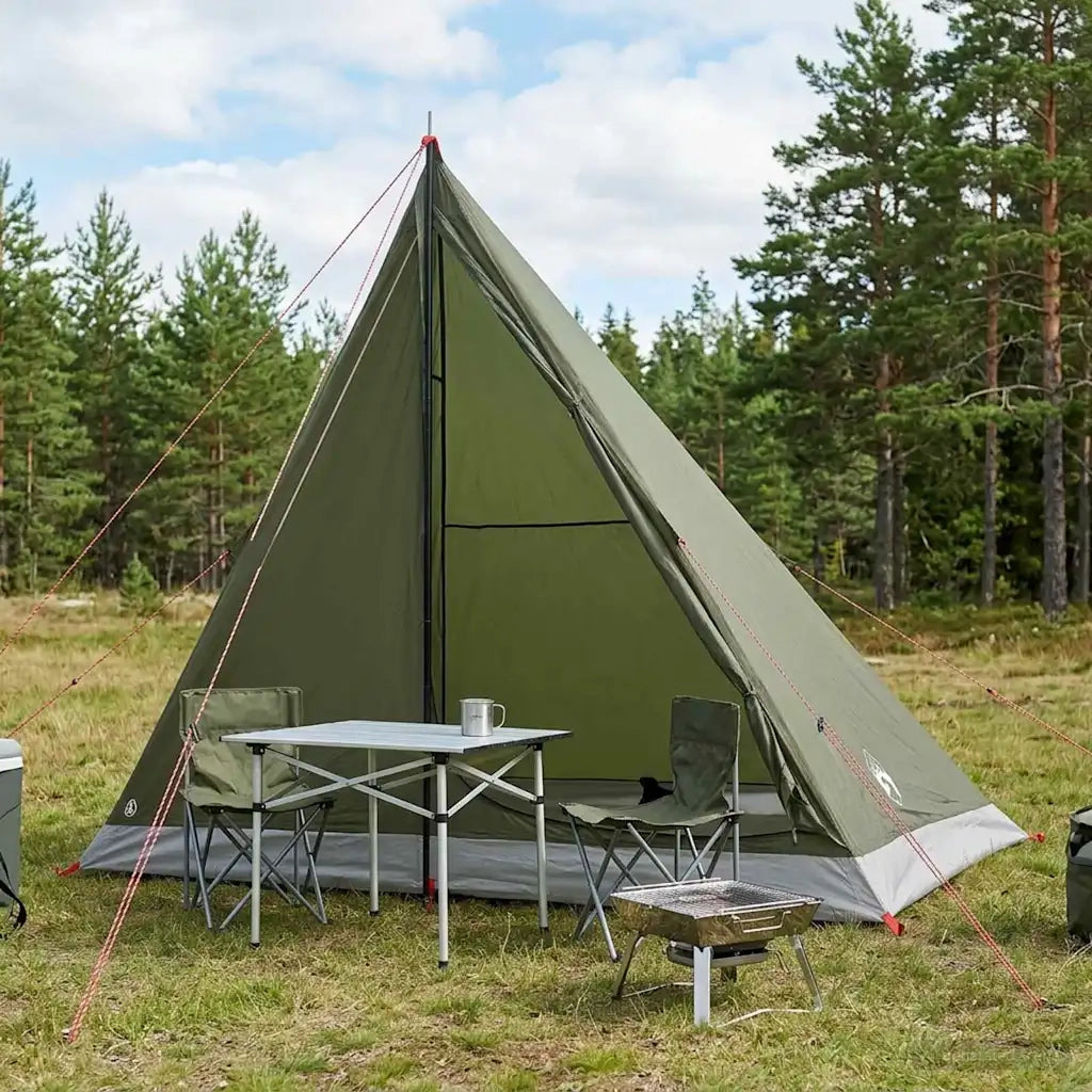 Tenda da backpacking Verde Oliva 2 persone