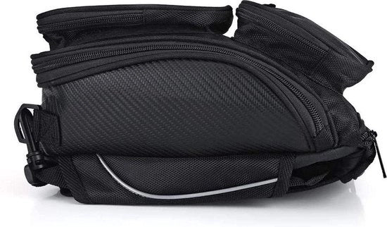 Sistema di protezione per motocicletta - contenitore acqua-tetto - contenitore carburanteolio - 35 x 18 x 15 cm.