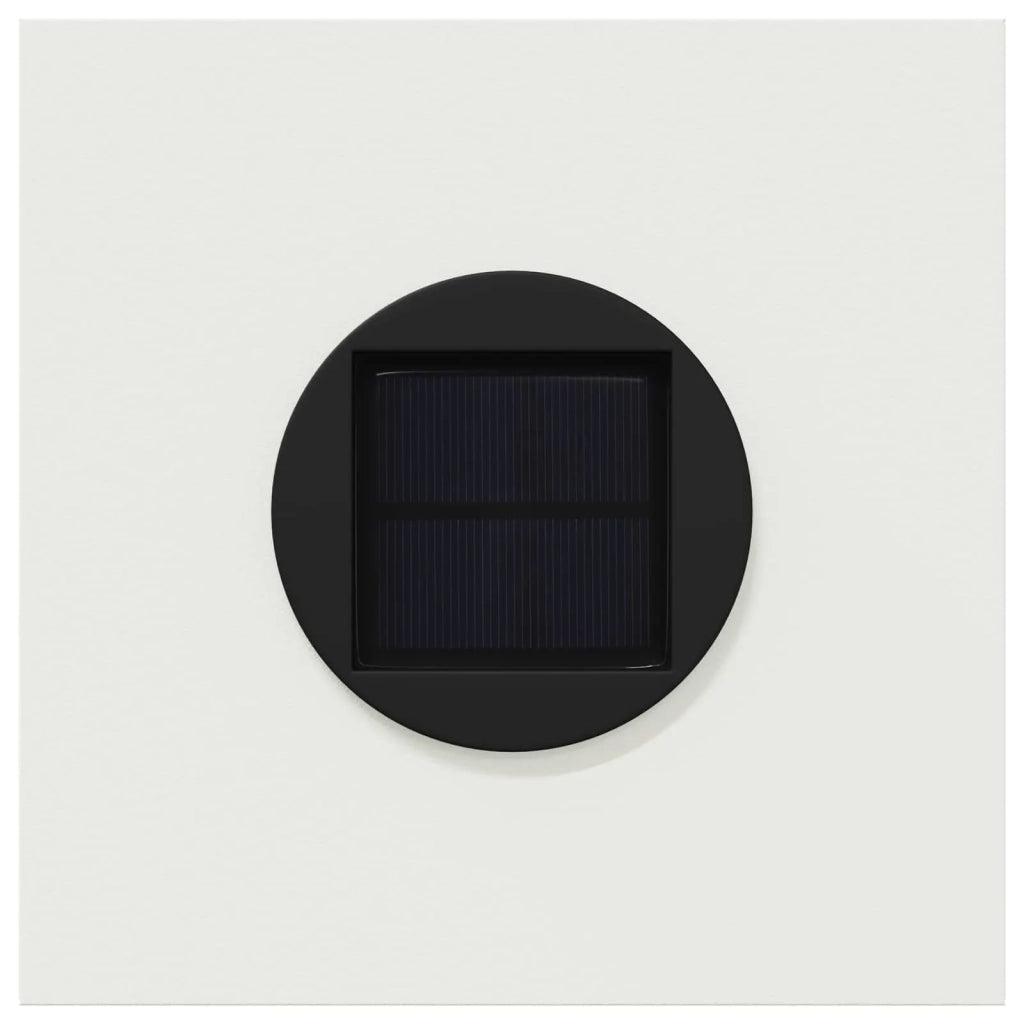 Faro LED solare per sentieri 2 pcs Bianco 879731