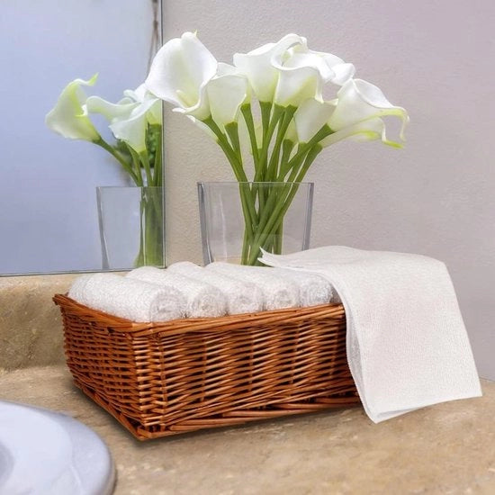 Set di 50 asciugamani microfibra per bagno, hotel, spa e palestra
