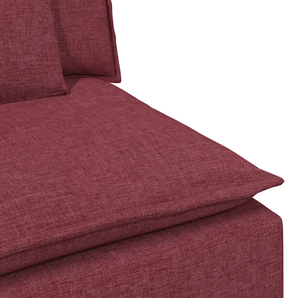 Modulo Terminale Bracciolo Divano Modulare con Cuscini 100 cm 4104390