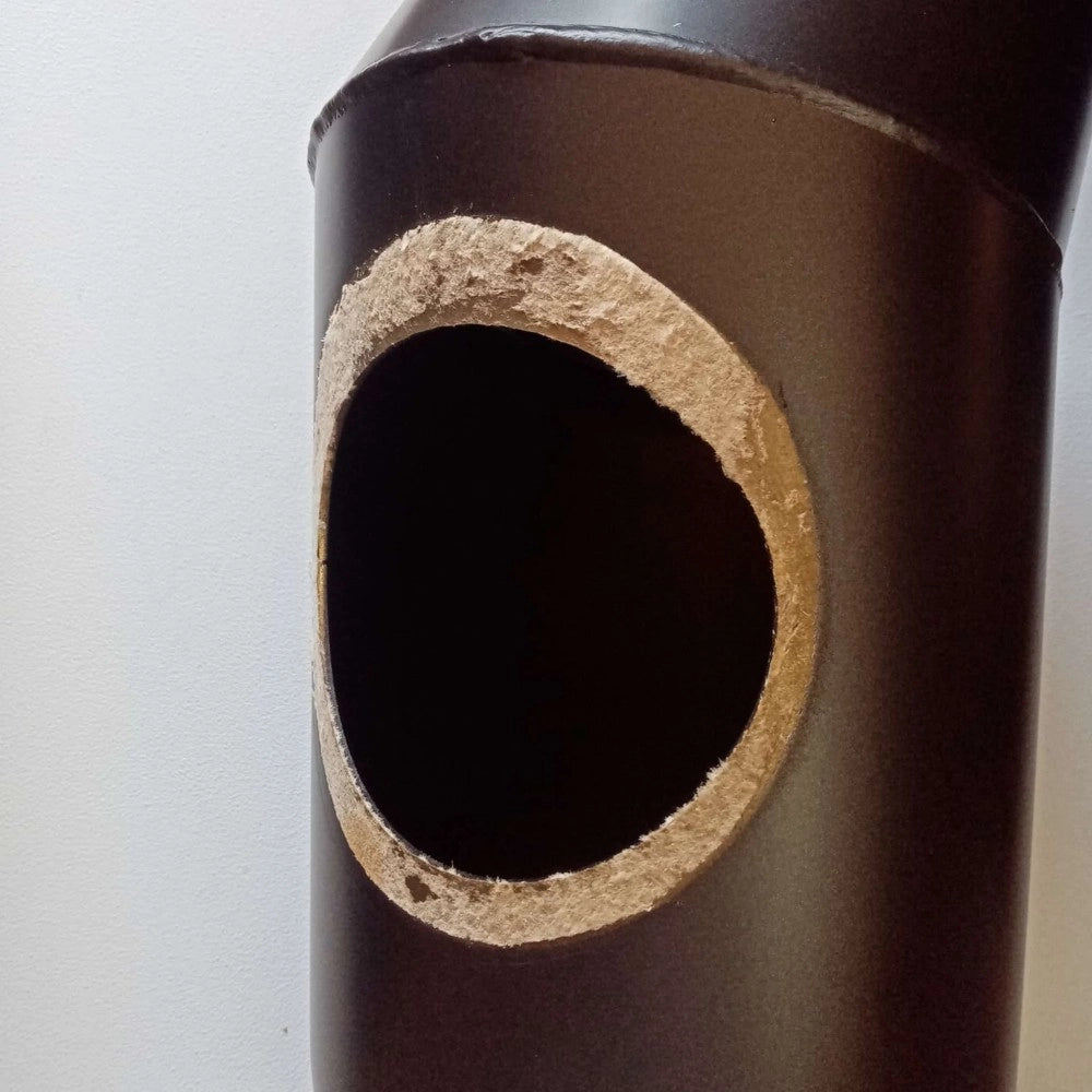 Curva a 45 gradi con ispezione da 150mm per stufa a legna