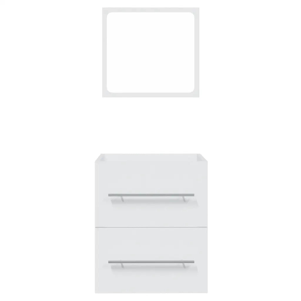 Mobile da Bagno con Specchio-Armadietto a Specchio da Bagno Bianco 41x38,5x48 cm
