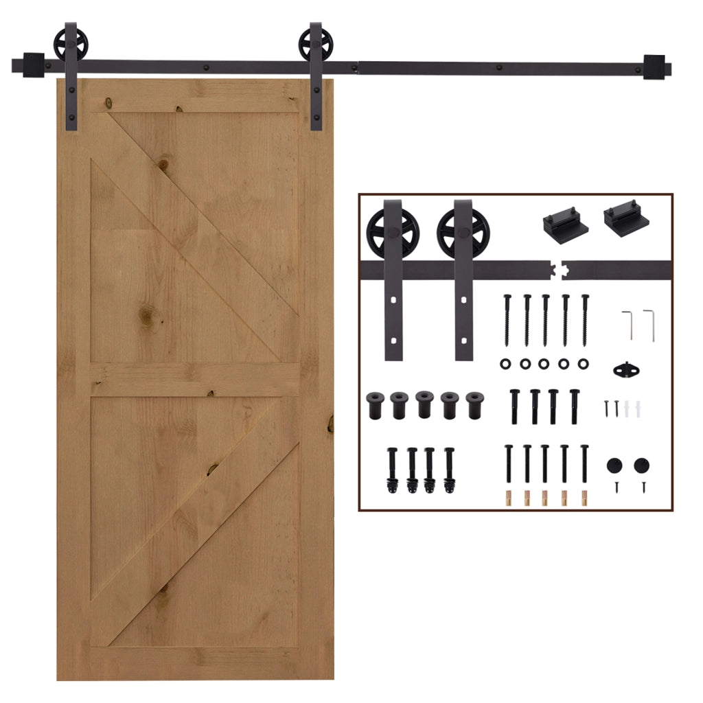 Guida per Porta Scorrevole ¨C Minimal ¨C Legno Acciaio 183 cm