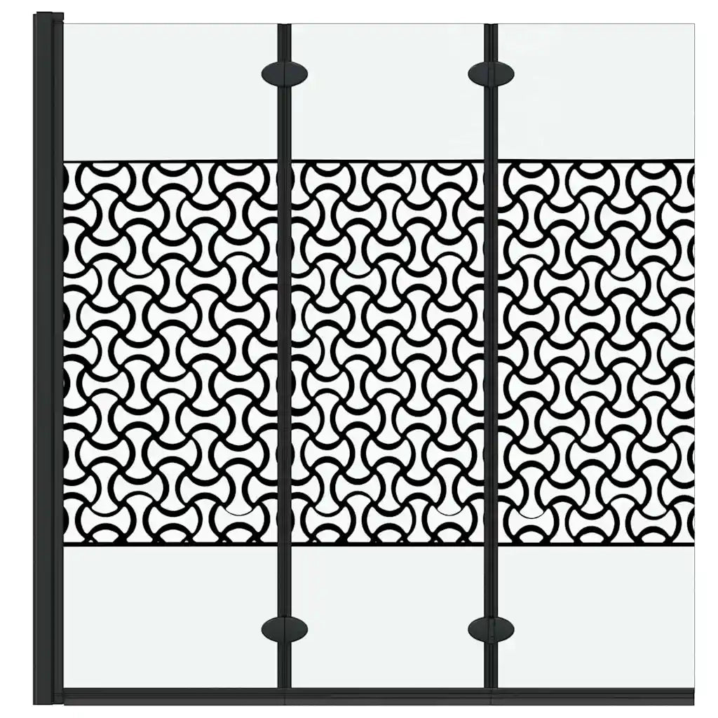Involucro Doccia Nero e trasparente 130 x 130 cm 42018552
