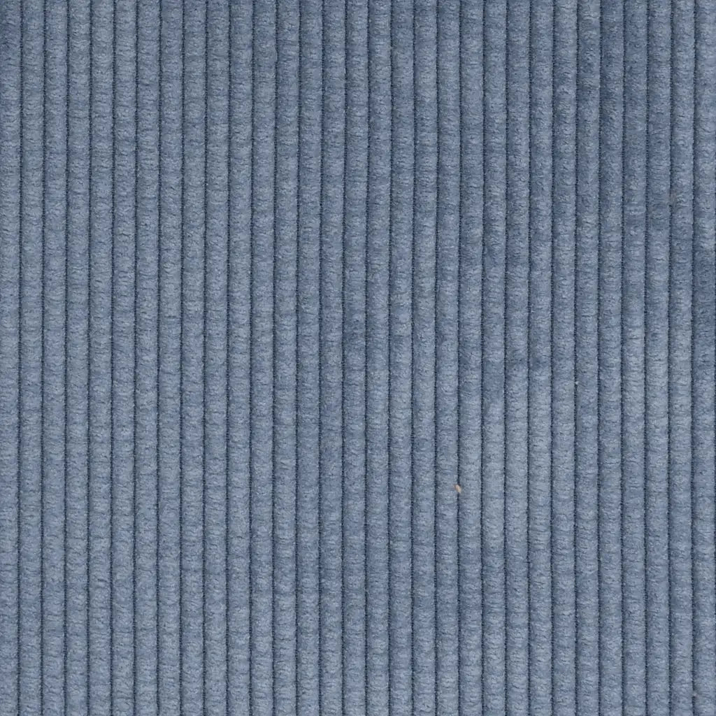 Divano Divanetto-Sofa Blu 120 cm Tessuto di Velluto a Coste