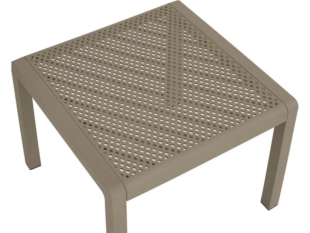 Set di mobili da giardino in metallo e plastica "Céora" - 2 posti - Taupe