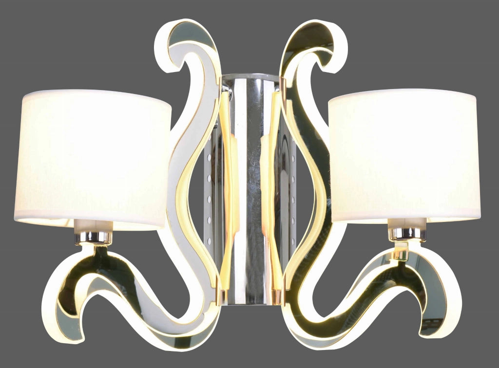 Applique Candellux Ambrosia 22-33871 cromata bianca