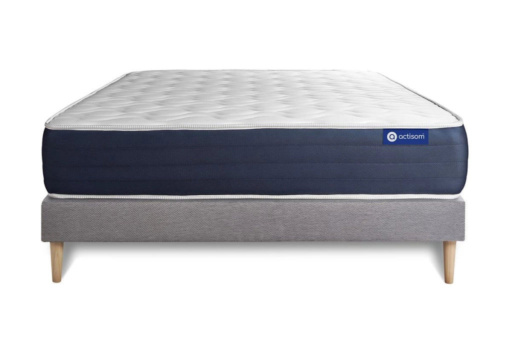 Kit rete e materasso Actimemo sleep 135x190cm - Spessore : 22cm- memory foam - Bilanciato -