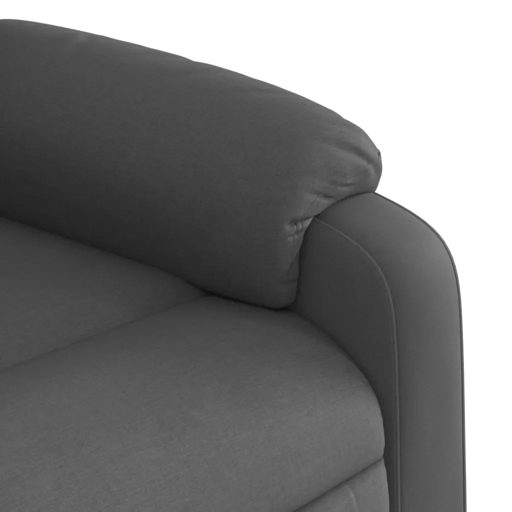 Poltrona reclinabile in tessuto grigio scuro 3205773