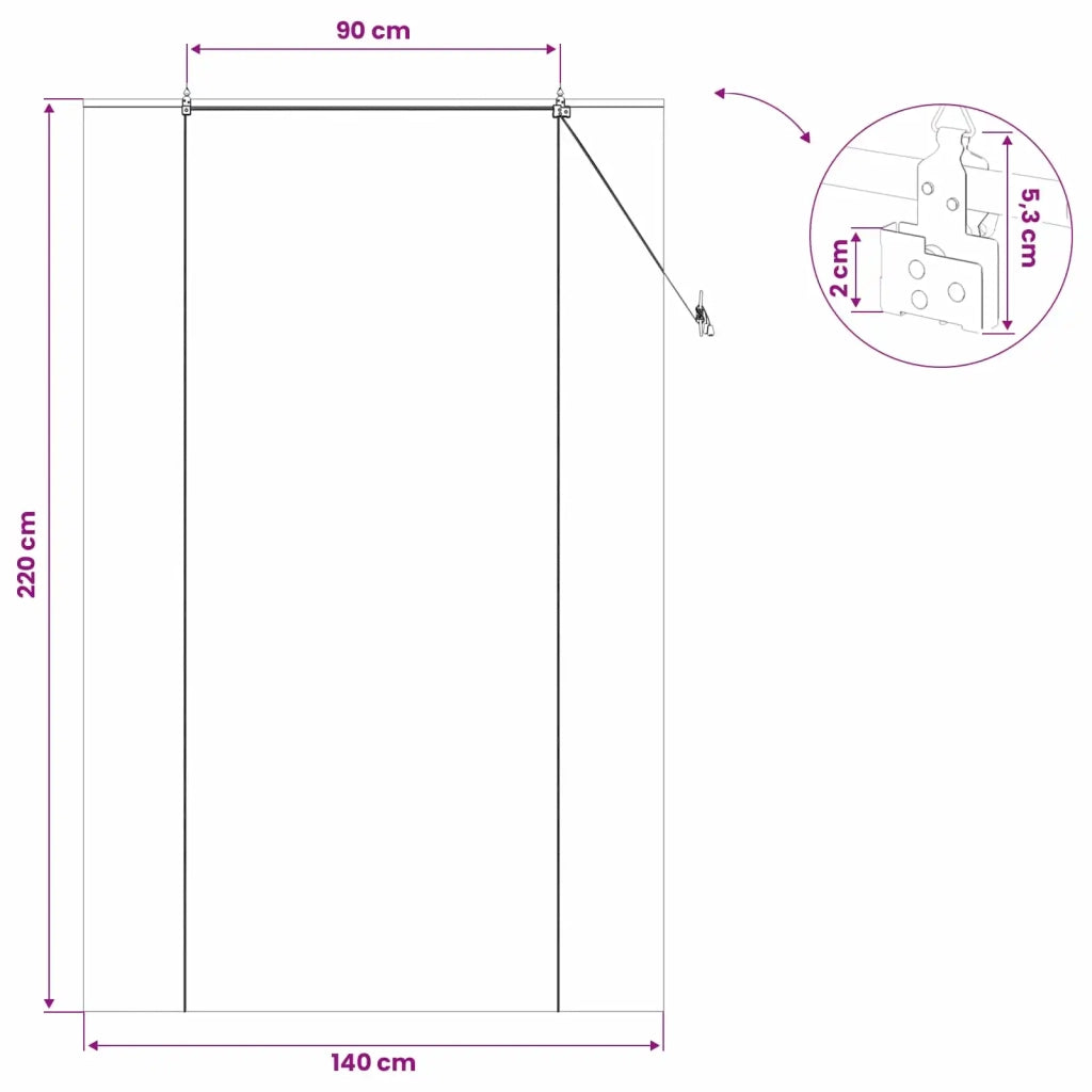 Tenda a rullo Naturale 140 x 220 cm Bambù 42040582
